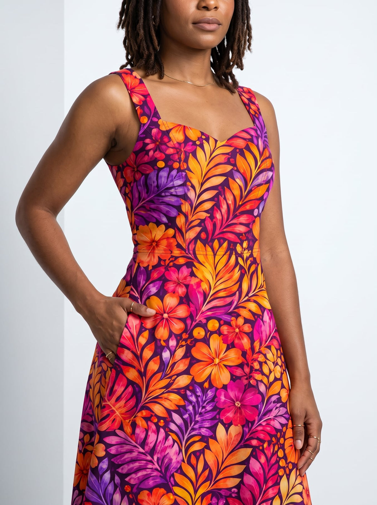 'Waridi' Corset Dress