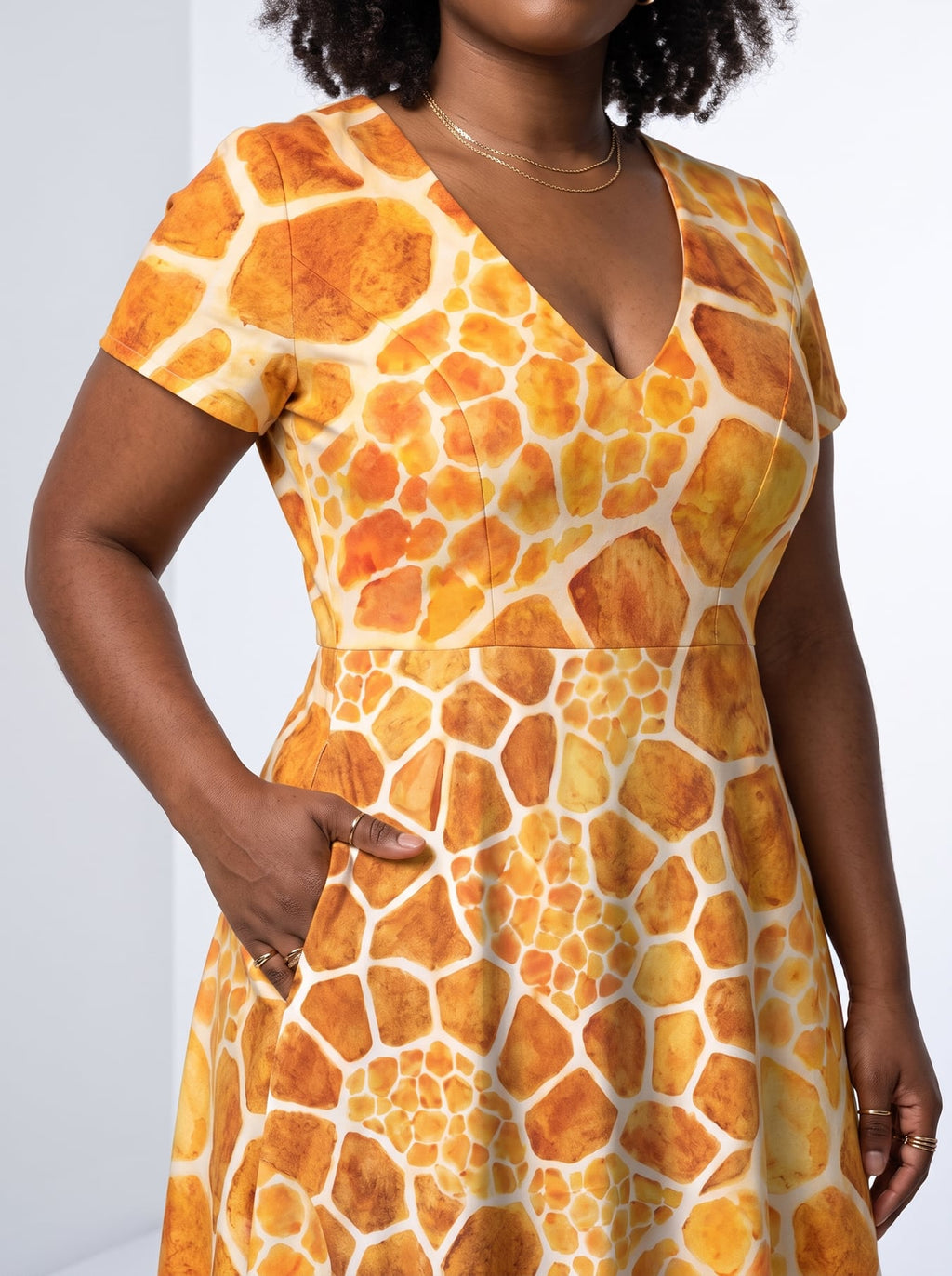 'Twiga' Short Sleeve Maxi Dress