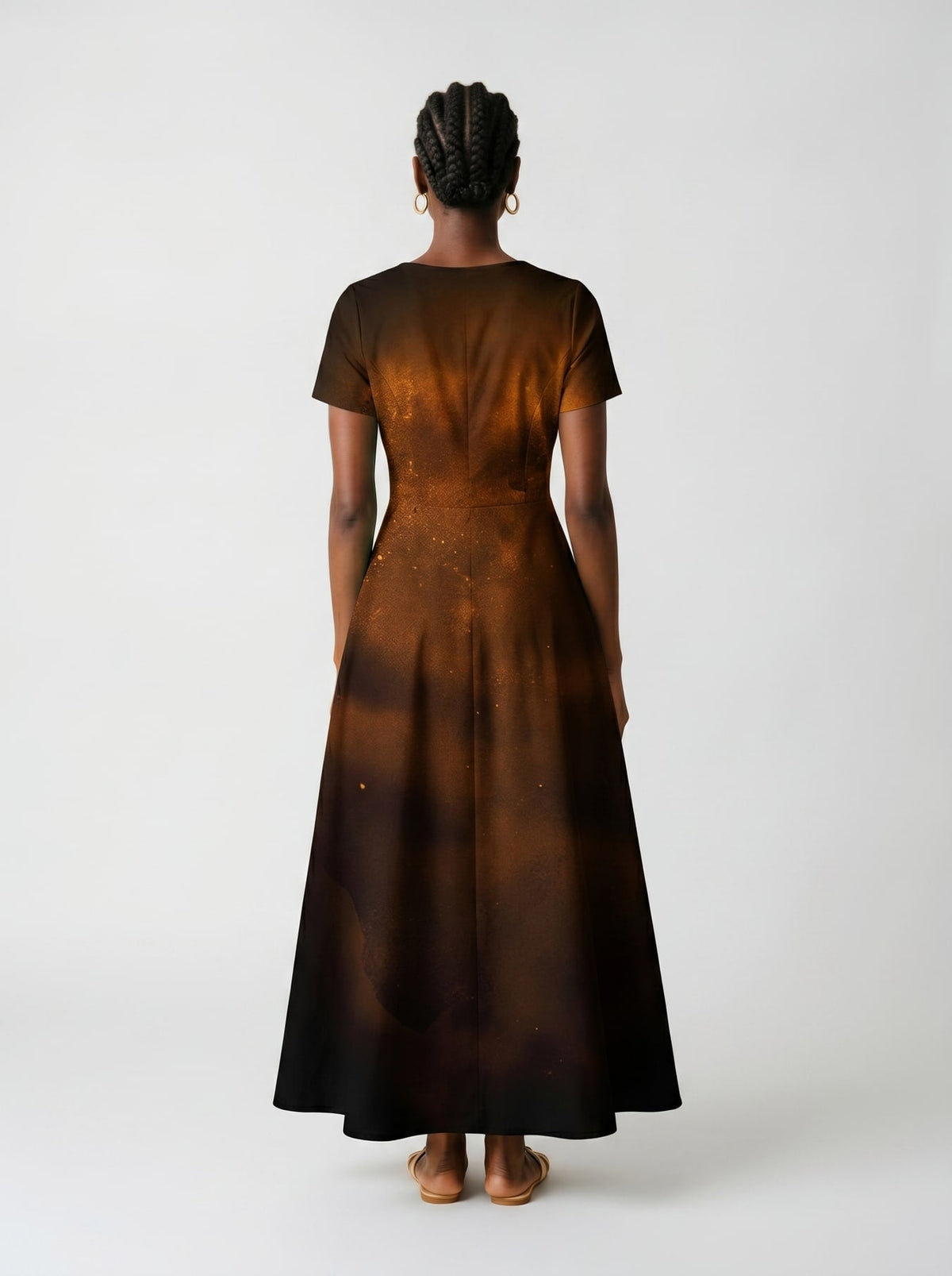 'Zuri' Short Sleeve Maxi Dress