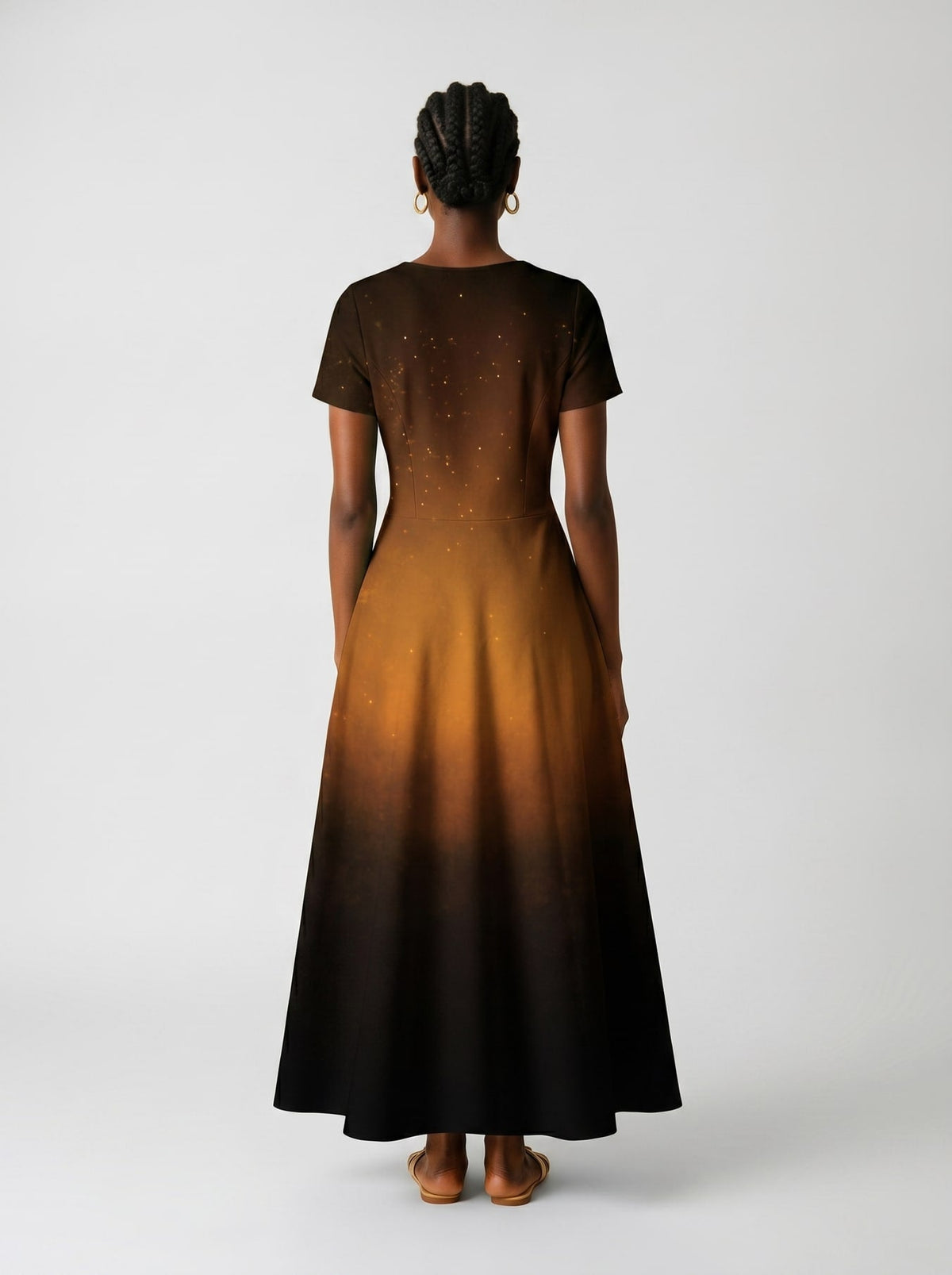 'Thamani' Short Sleeve Maxi Dress