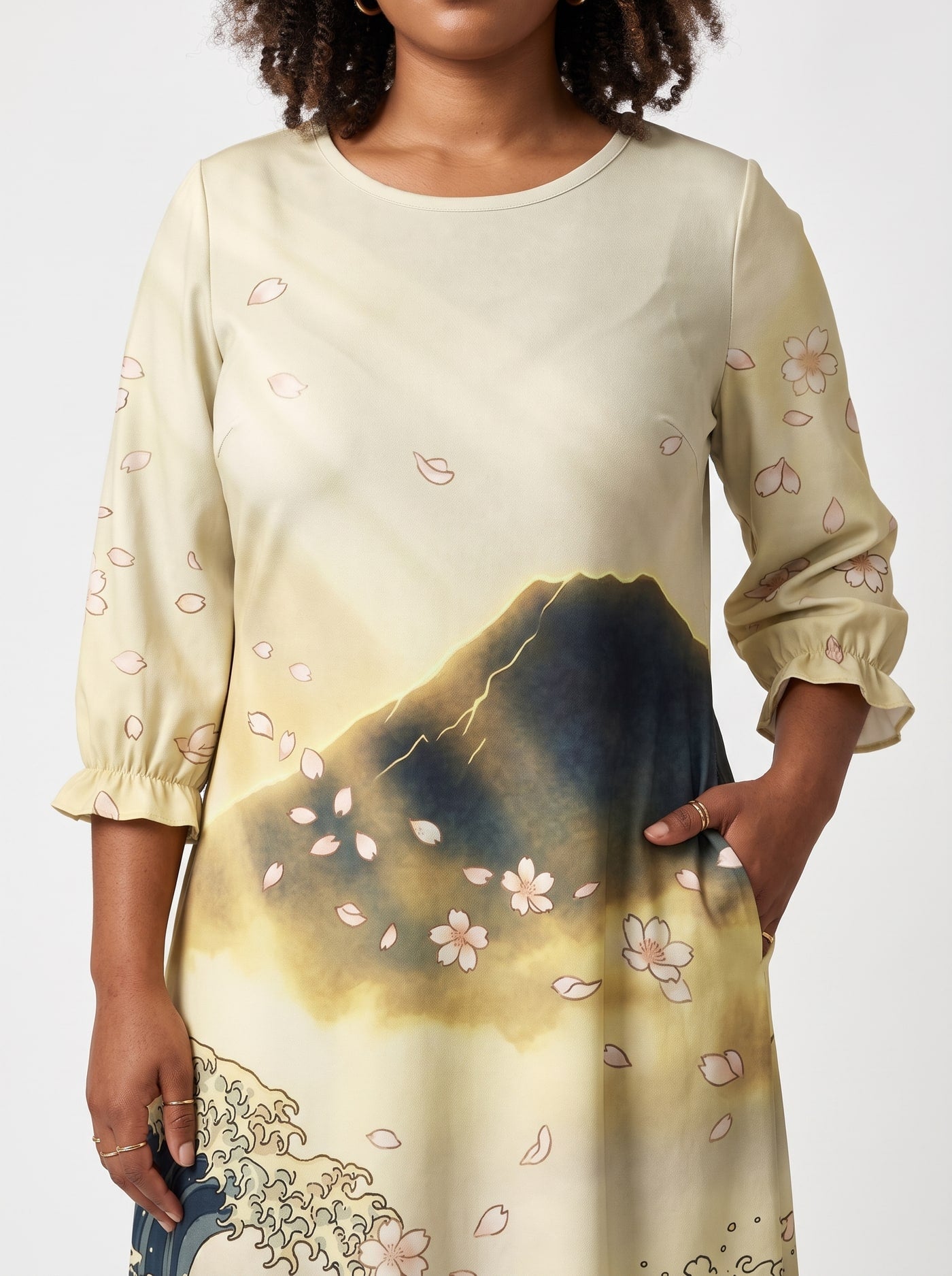 'Wimbi' Long Sleeve Maxi Dress