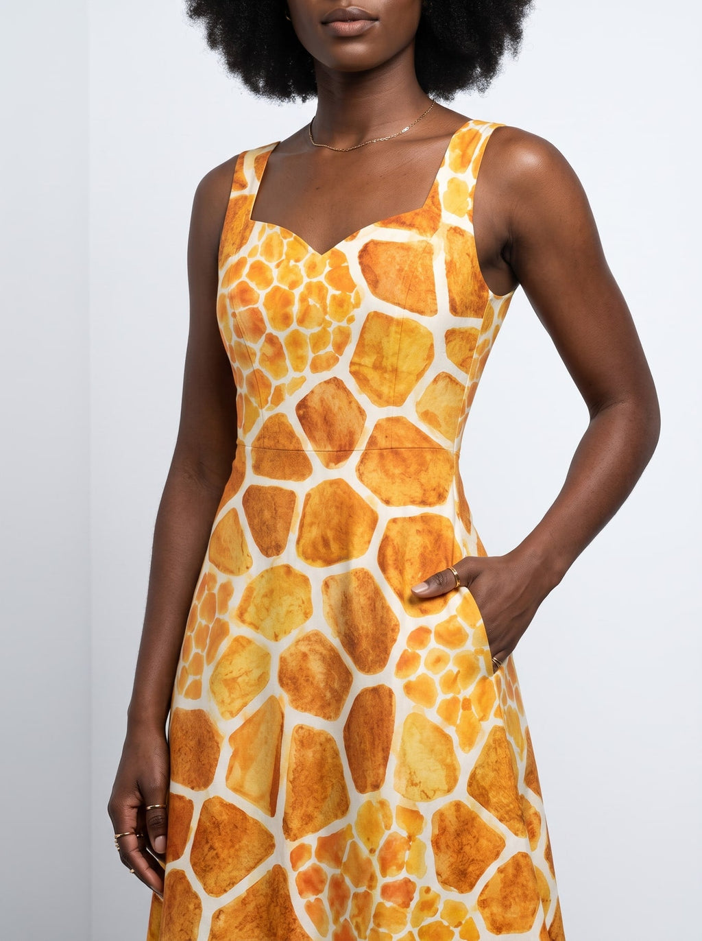 'Twiga' Cotton Corset Dress