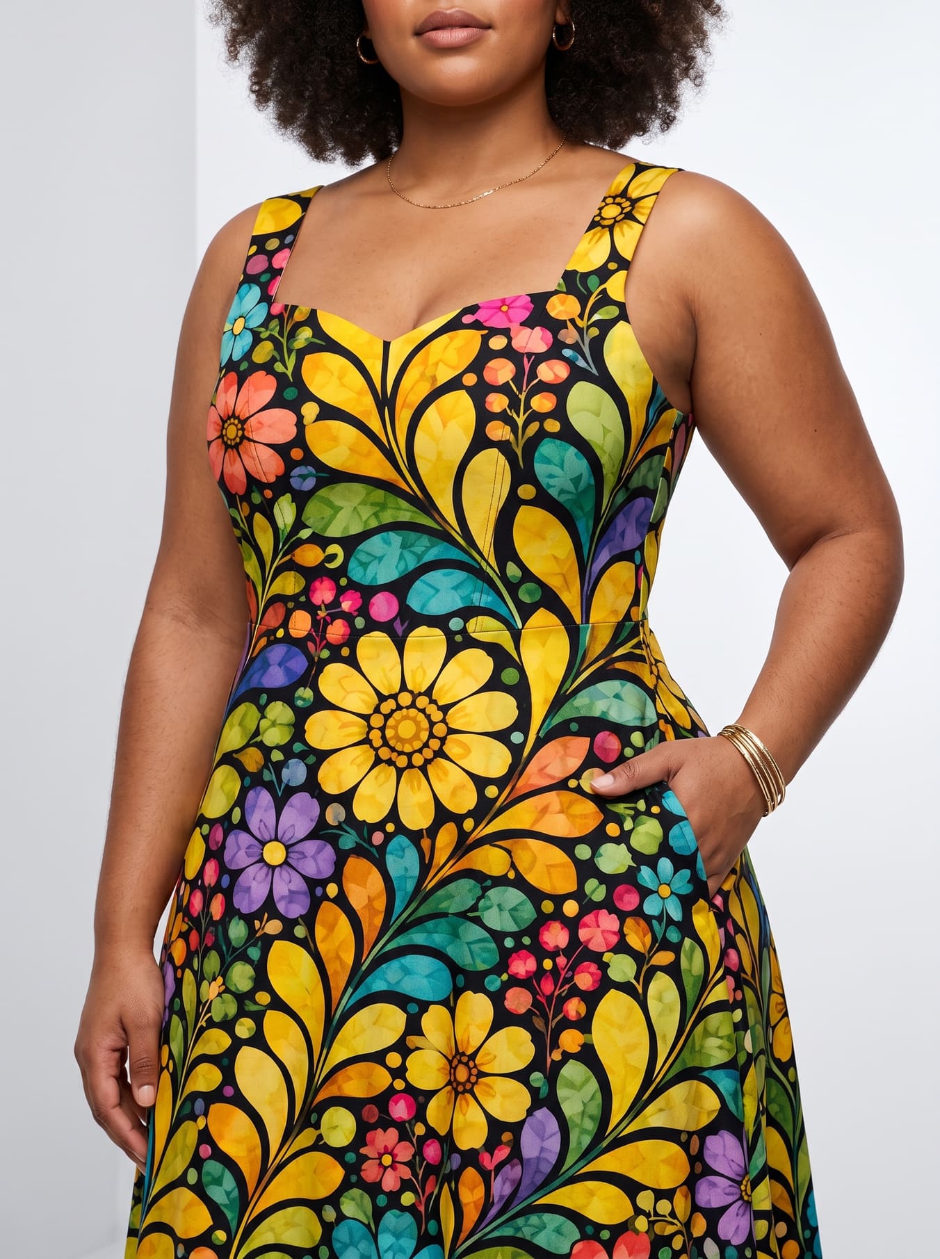 'Njano' Corset Dress