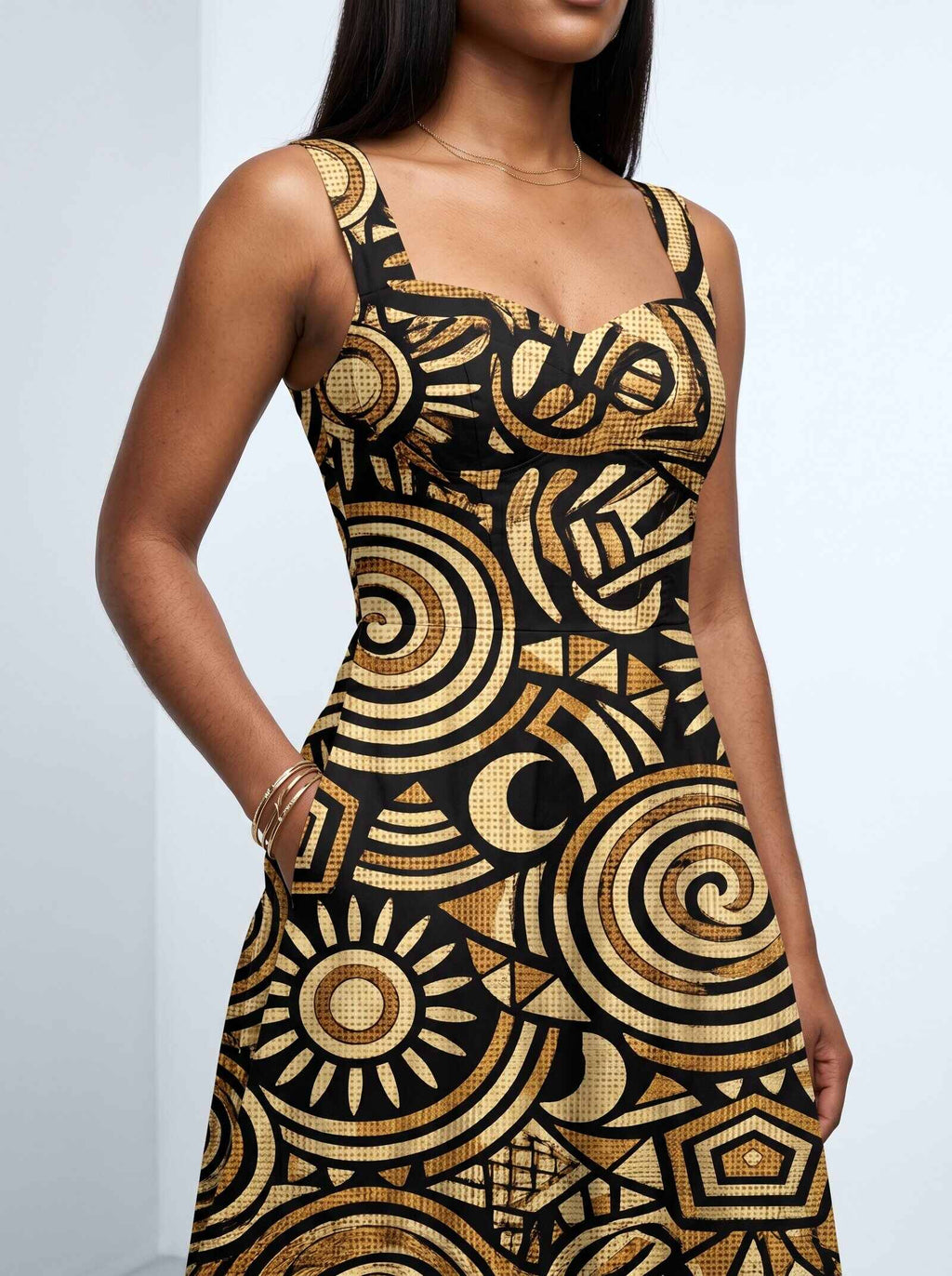 Sahara Cotton Corset Dress
