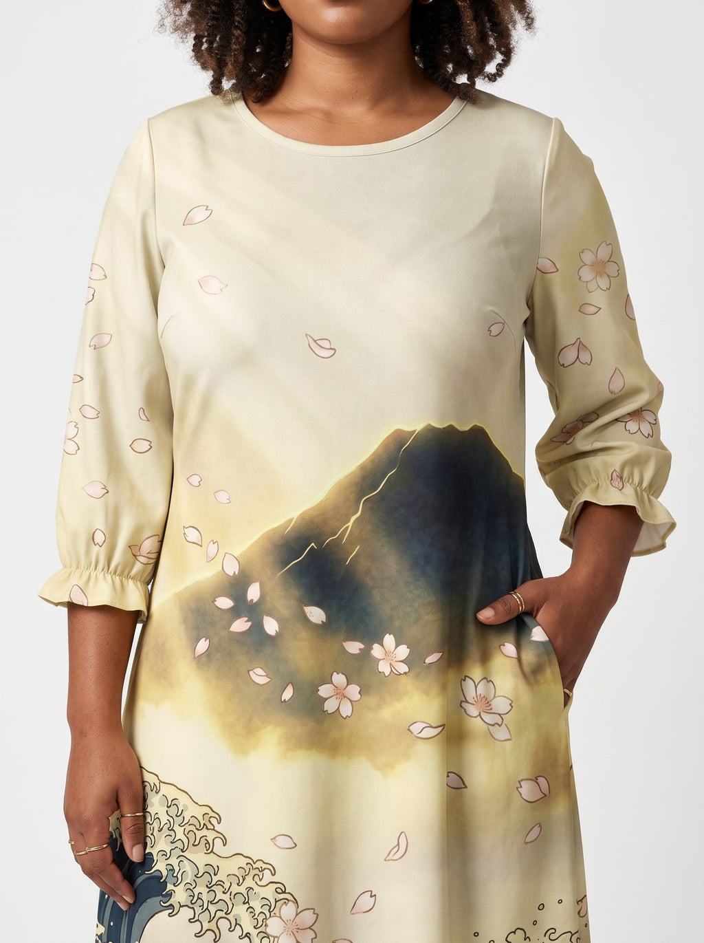 'Wimbi' Long Sleeve Maxi Dress
