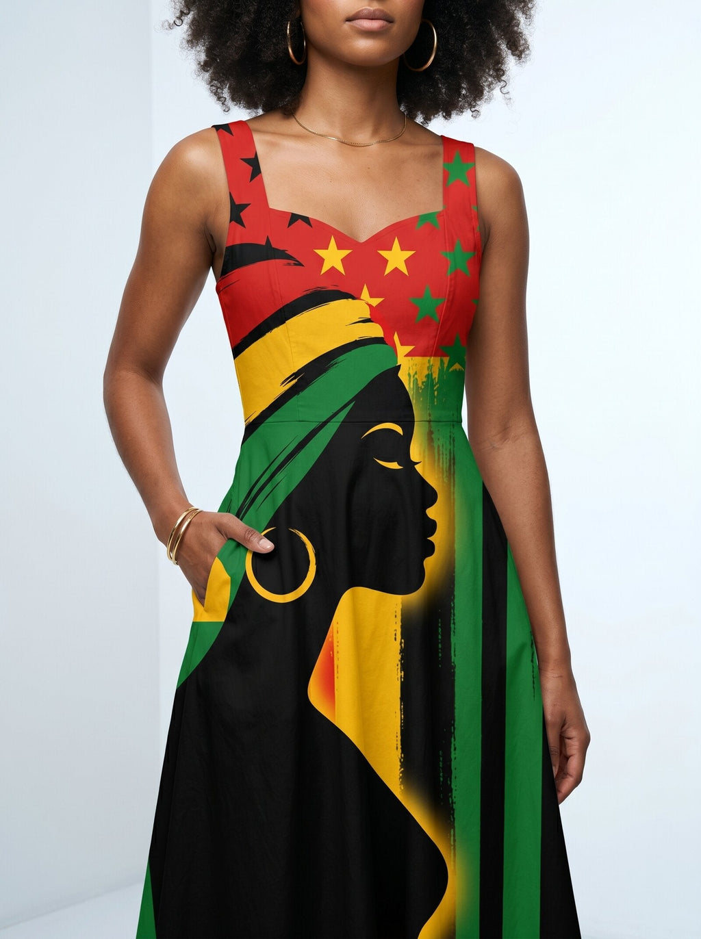 'Kwanza' Cotton Corset Dress