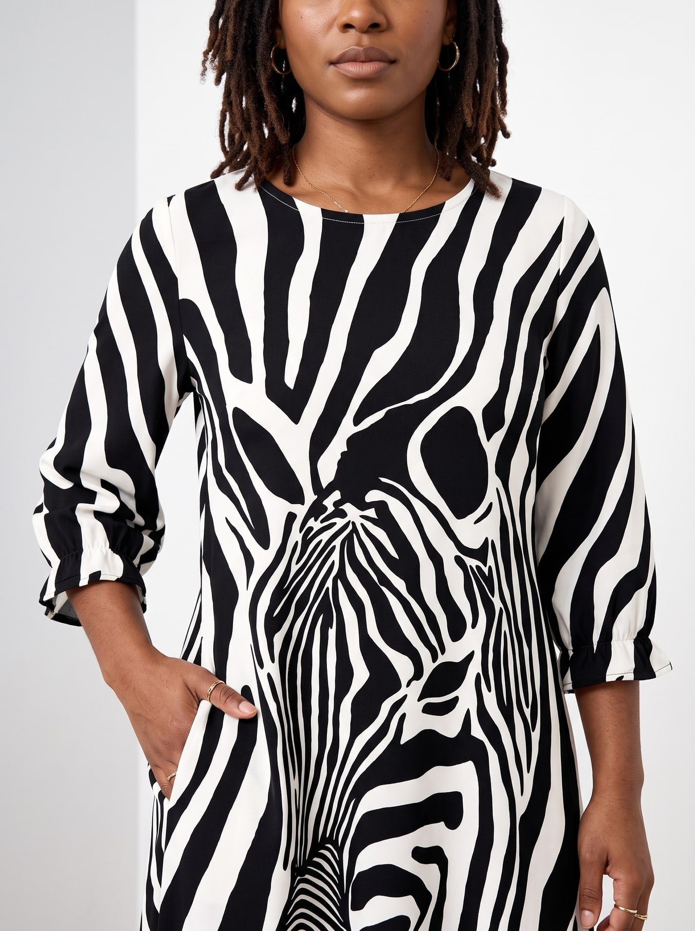 'Punda' Long Sleeve Maxi Dress