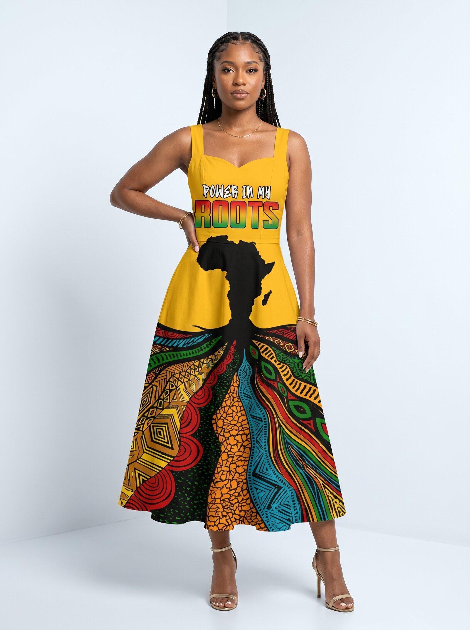 'Mzizi' Cotton Corset Dress