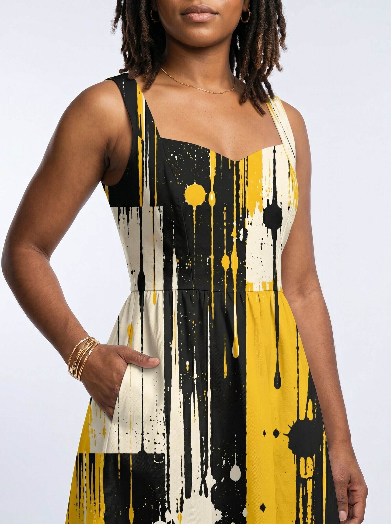 'Mvua' Cotton Corset Dress