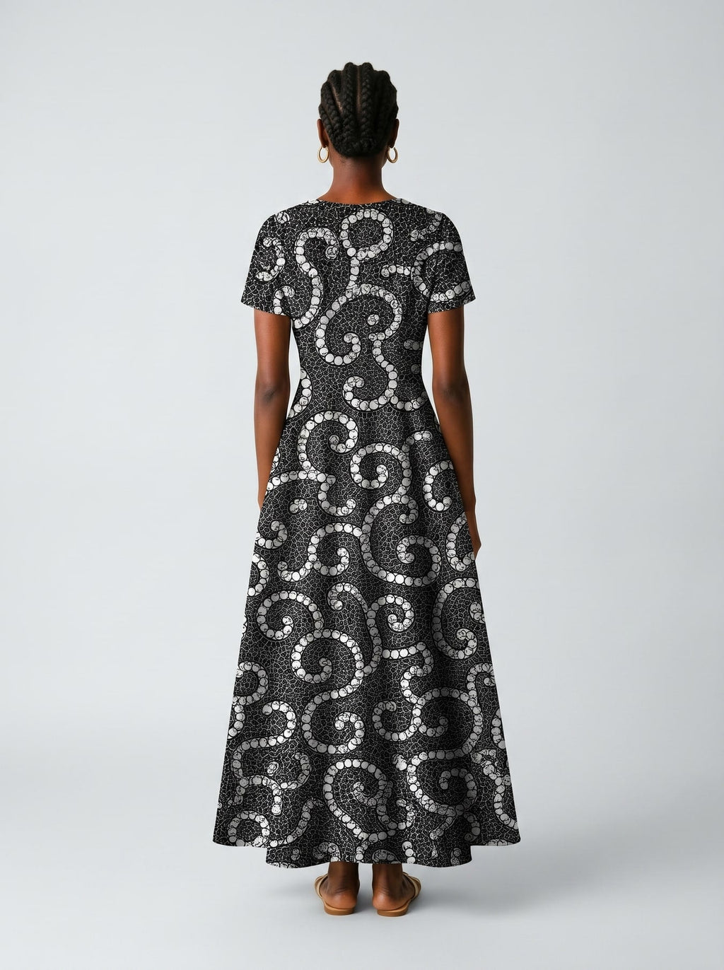 'Duara' Short Sleeve Maxi Dress