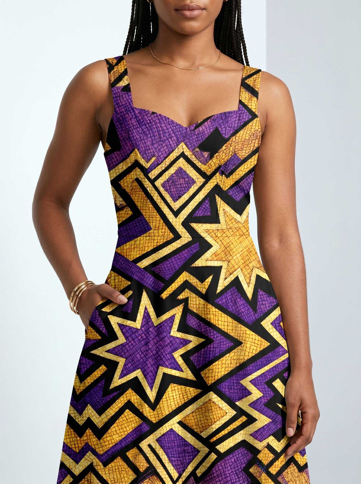 Sheba Cotton Corset Dress
