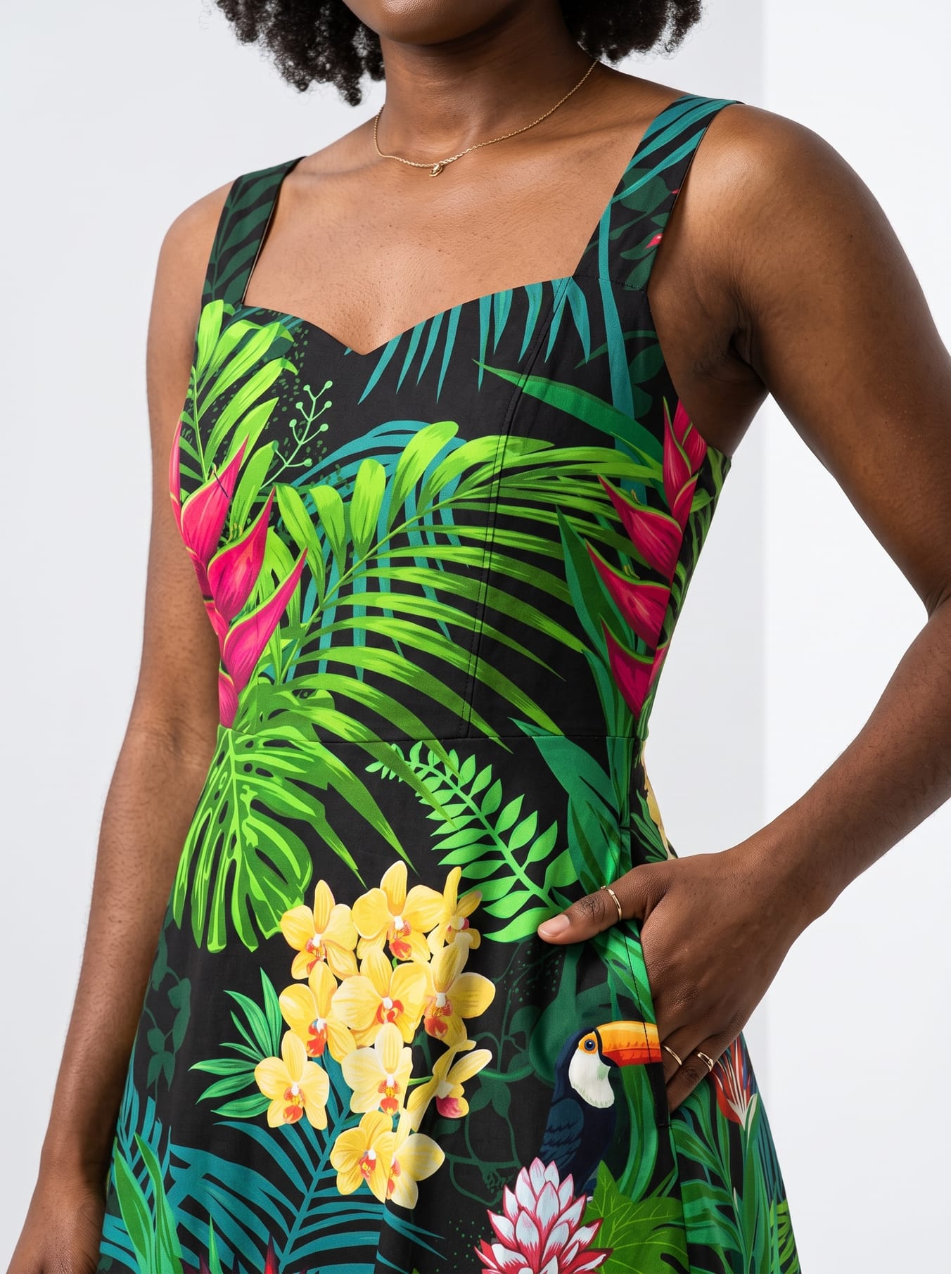 'Kitropiki' Cotton Corset Dress