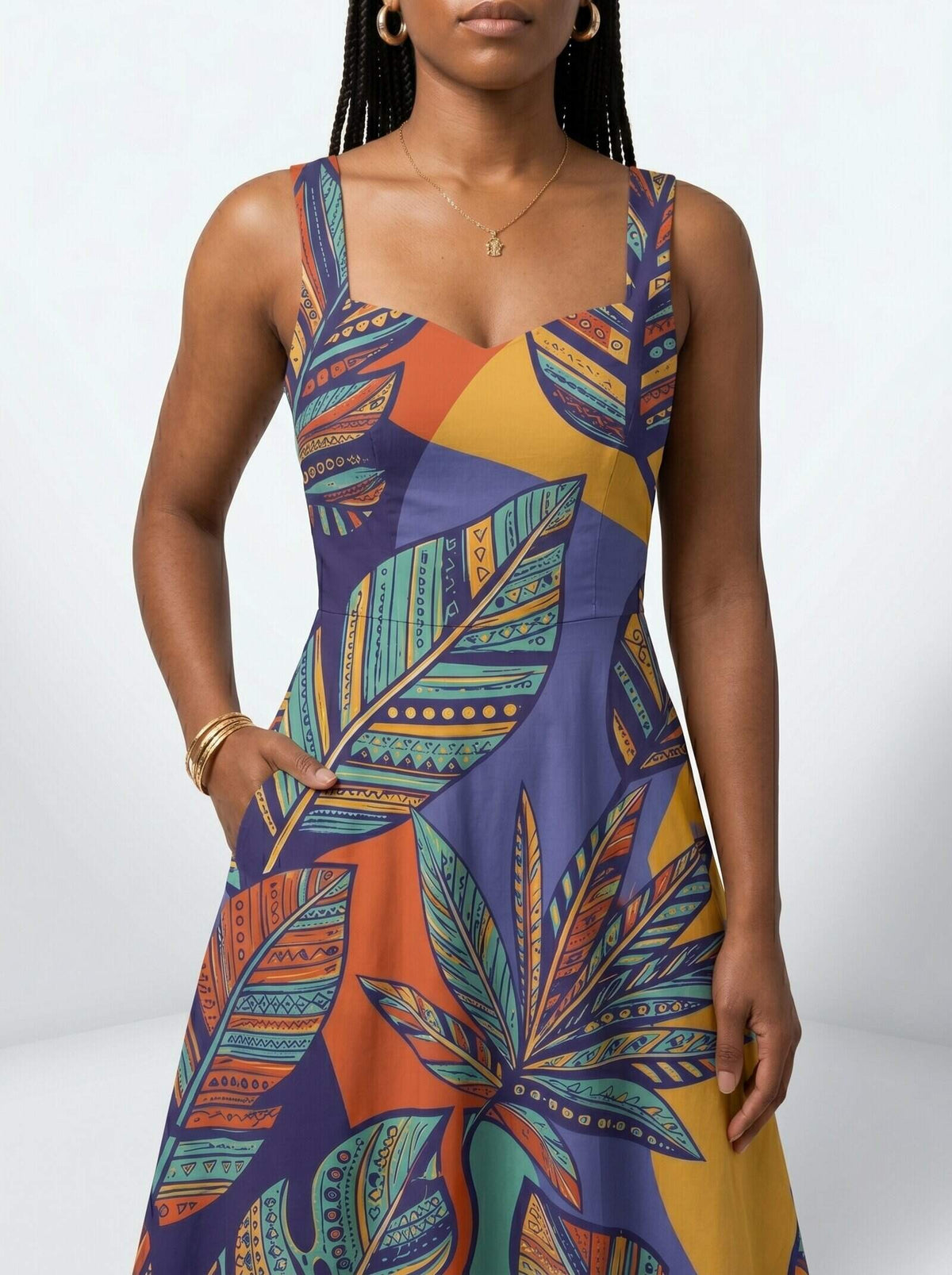 'Majani' Corset Dress