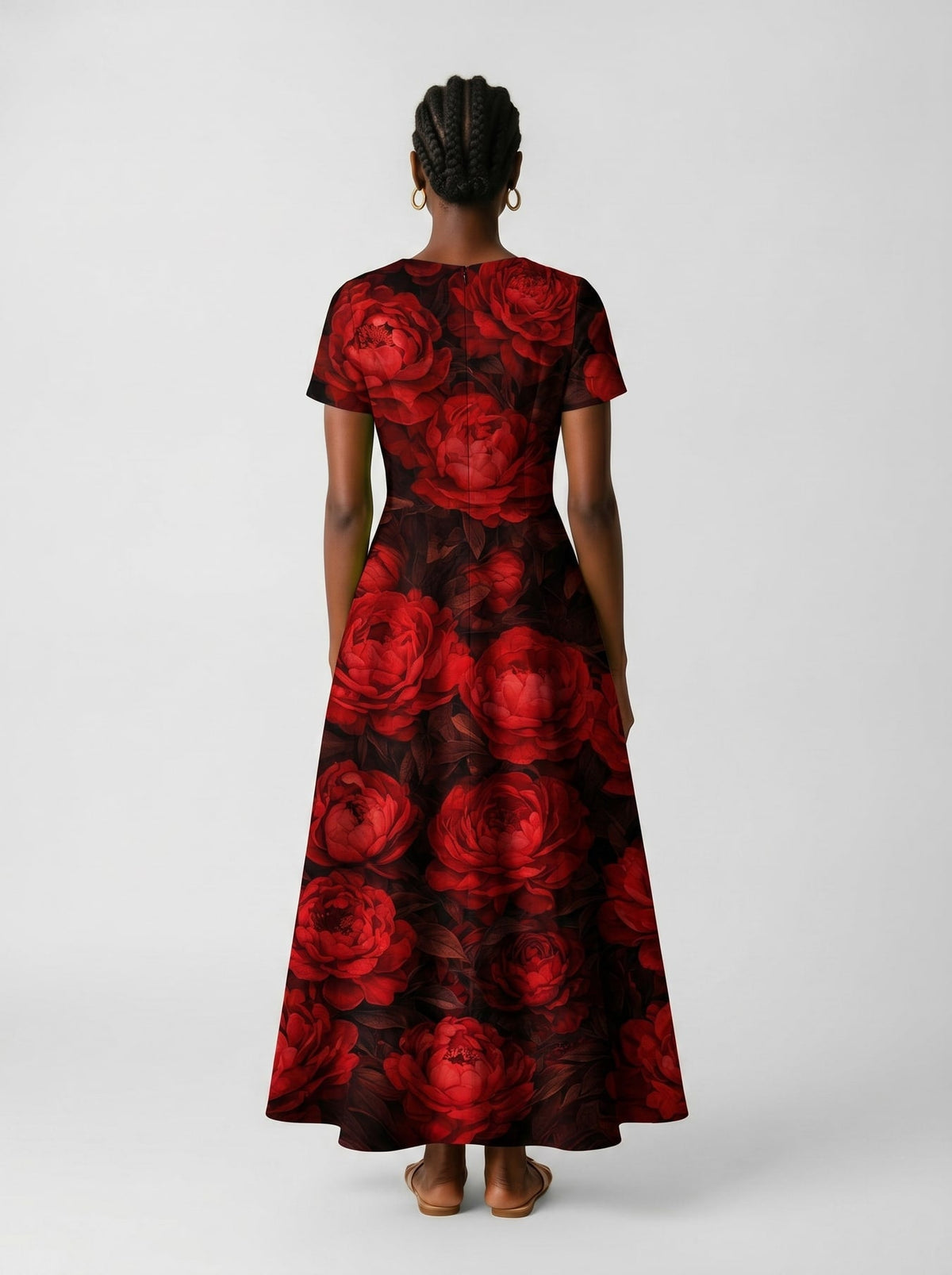 'Tosha' Short Sleeve Maxi Dress