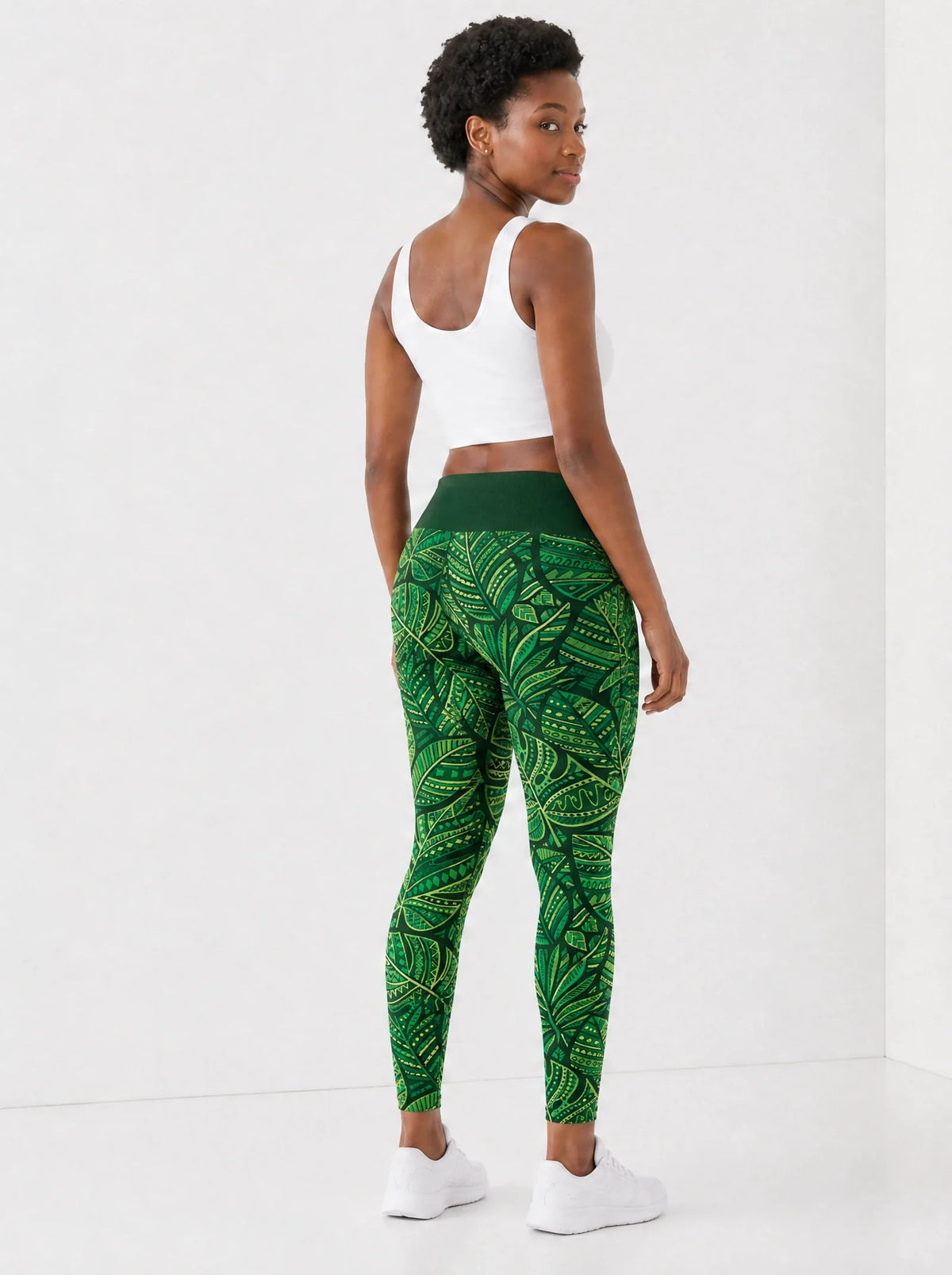 'Asili' Emerald Leggings