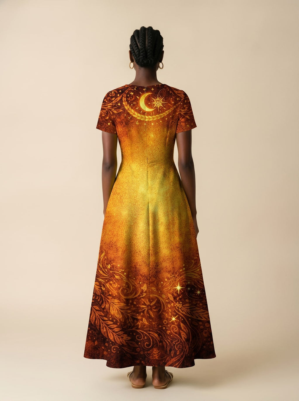 'Amara' Short Sleeve Maxi Dress