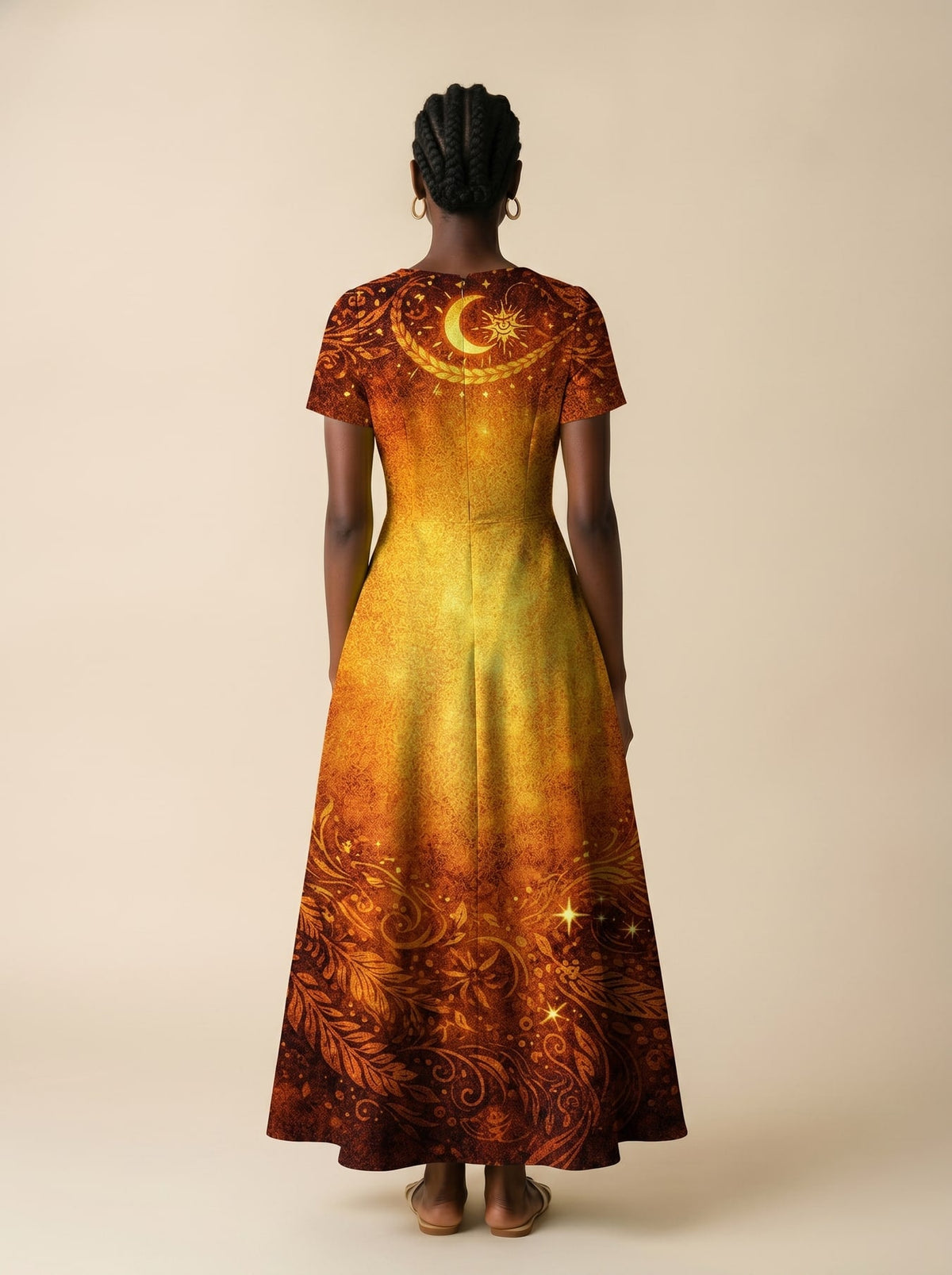 'Amara' Short Sleeve Maxi Dress