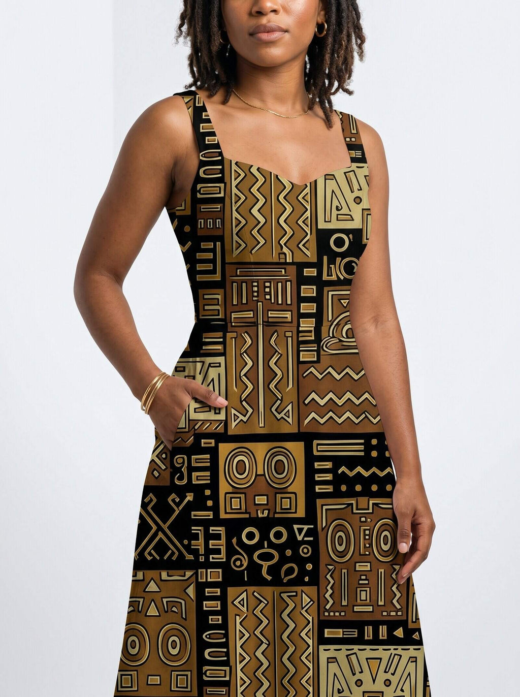 'Sankofa' Corset Dress