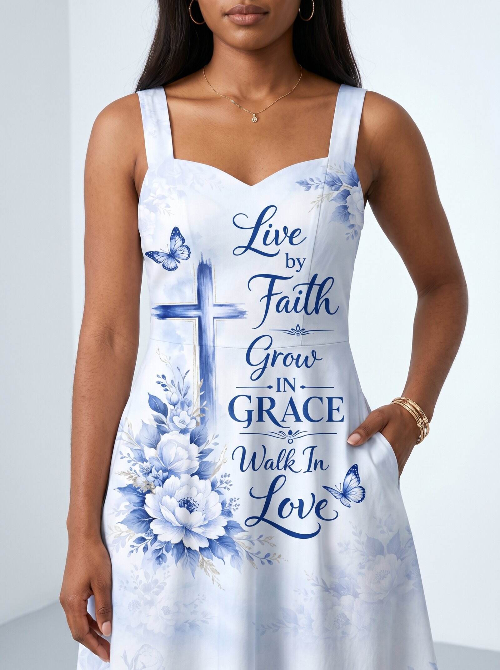 'Neema' Cotton Corset Dress