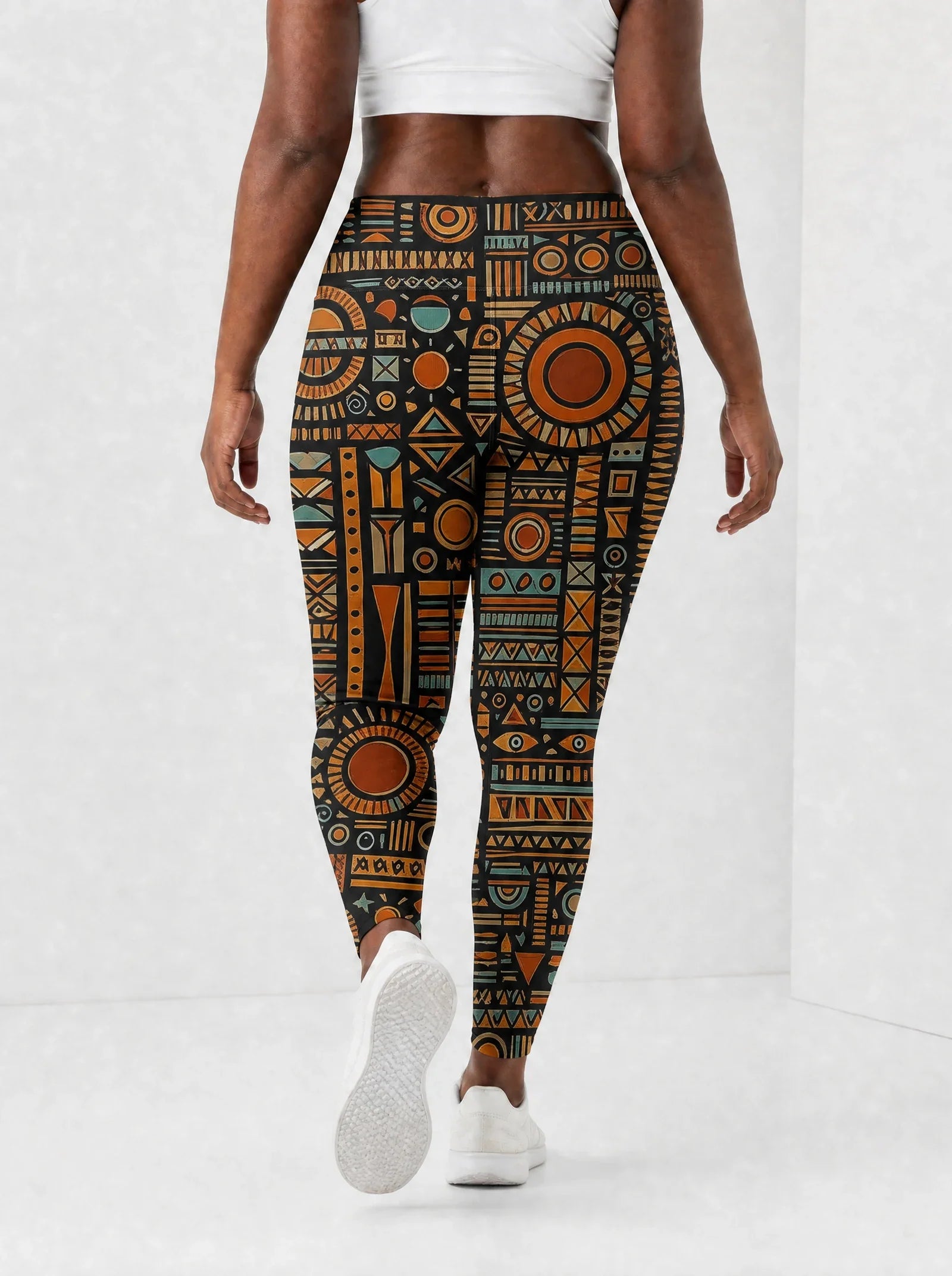 Afrocentric Pattern Leggings