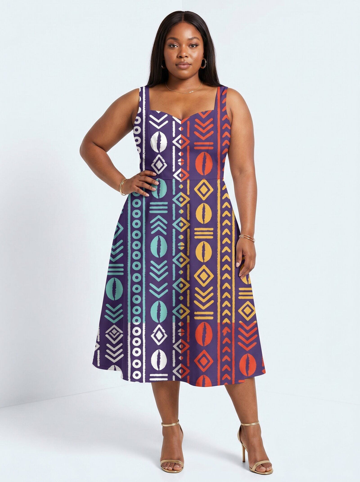 'Oshun Zamani' Cotton Corset Dress