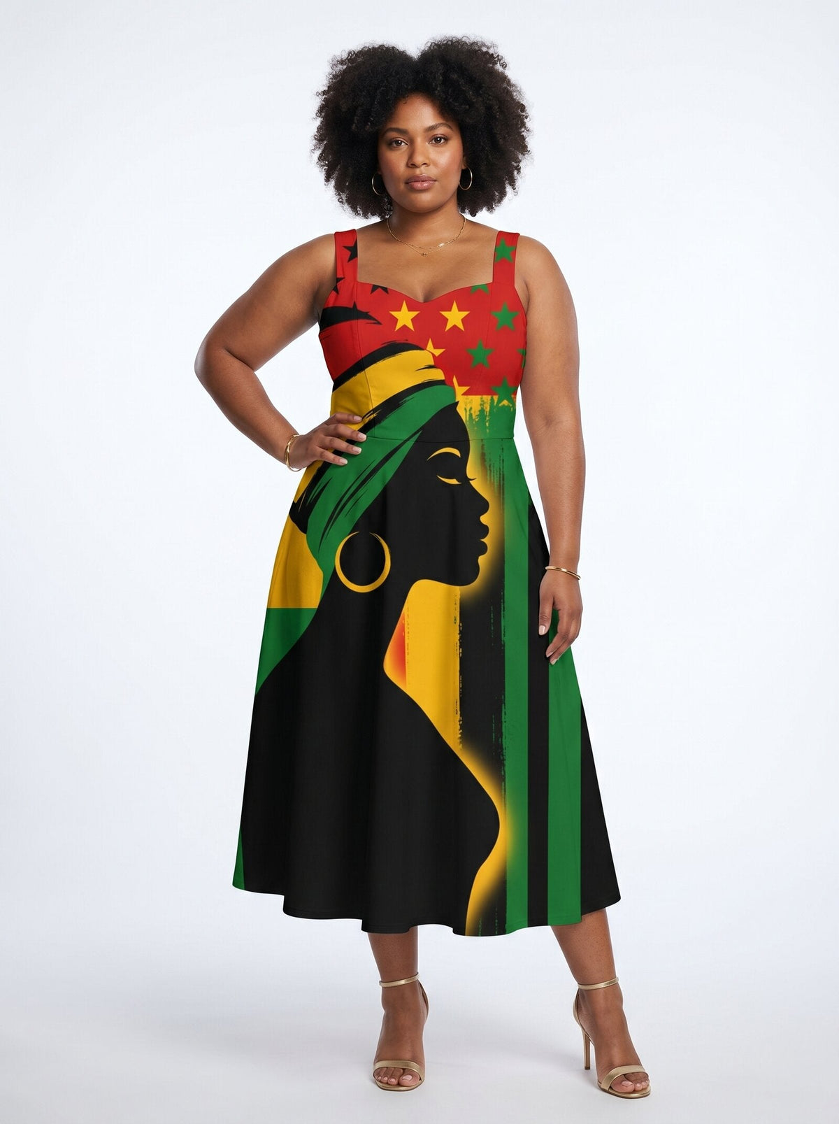 'Kwanza' Cotton Corset Dress