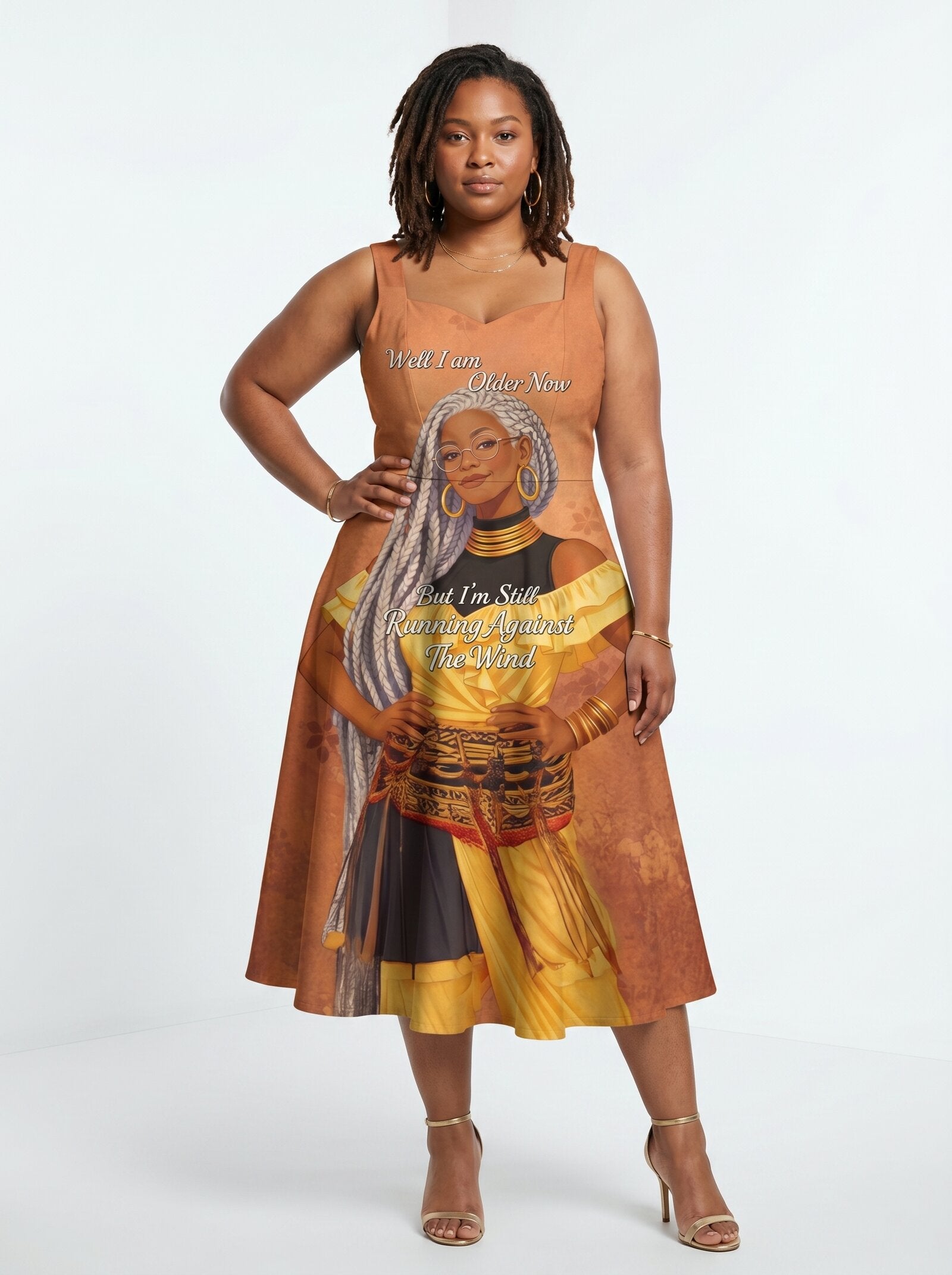 'Shujaa' Cotton Corset Dress