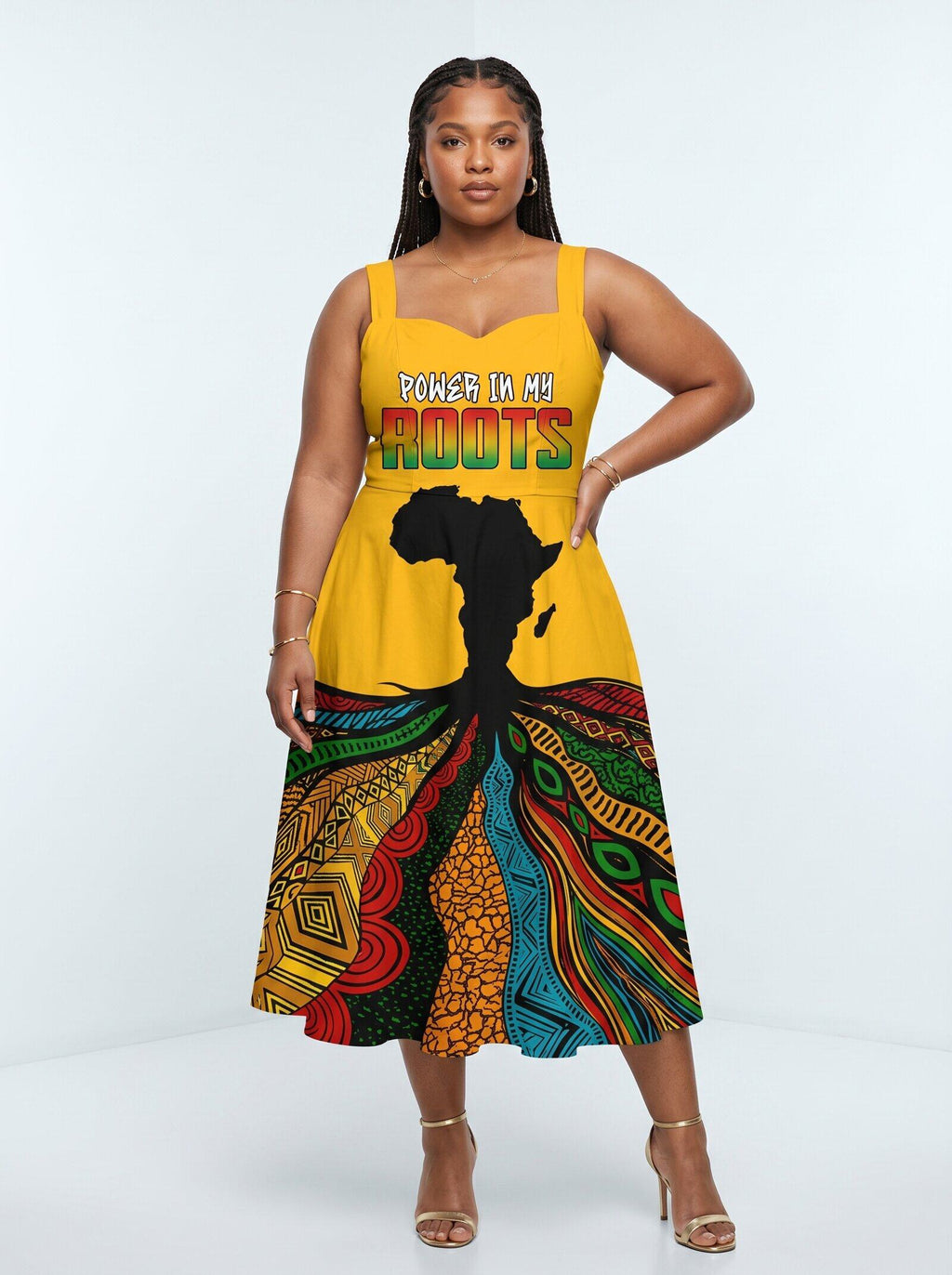 'Mzizi' Cotton Corset Dress