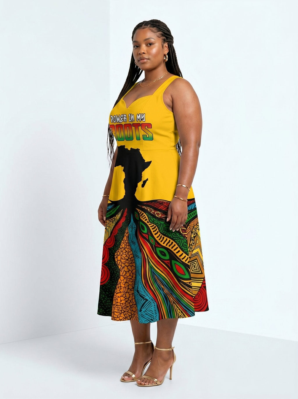 'Mzizi' Cotton Corset Dress