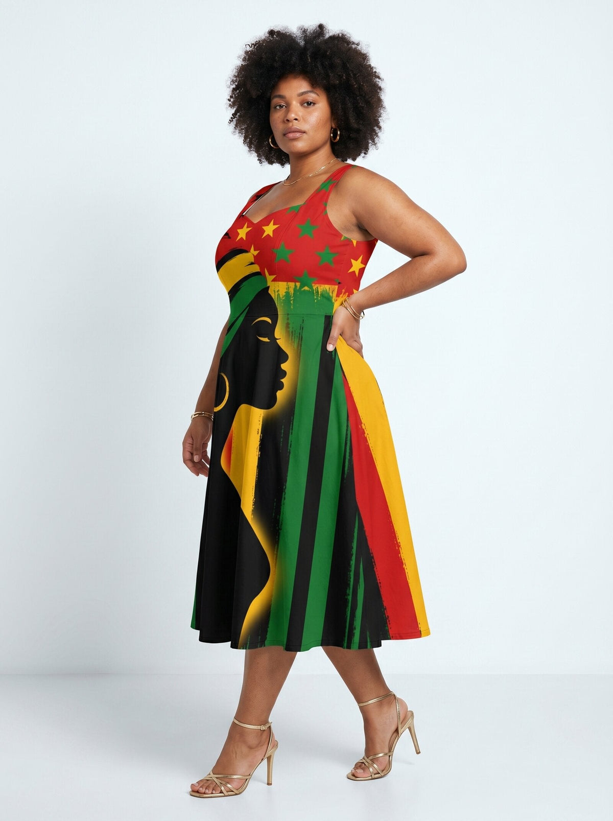 'Kwanza' Cotton Corset Dress