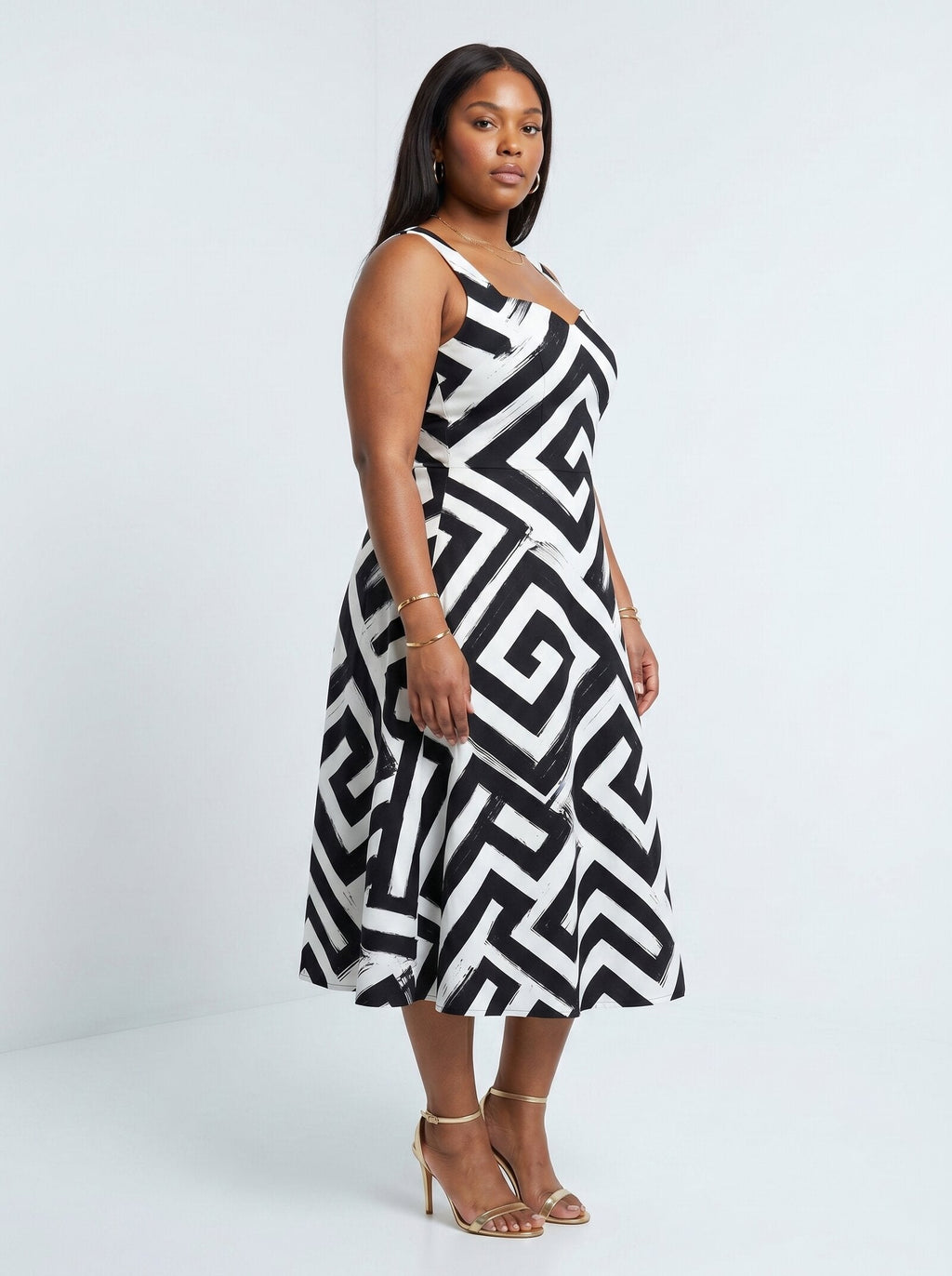 'Zamu' Cotton Corset Dress