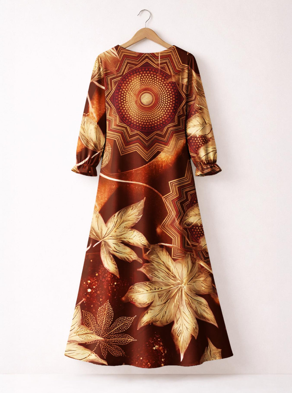 'Joto' Long Sleeve Maxi Dress