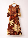 'Joto' Long Sleeve Maxi Dress