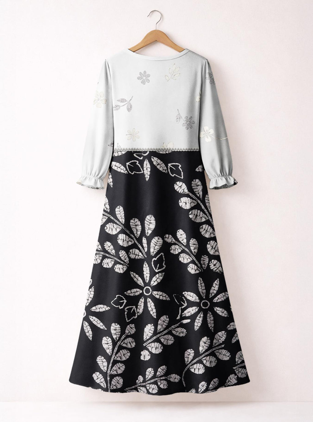 'Kivuli' Long Sleeve Maxi Dress