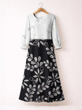 'Kivuli' Long Sleeve Maxi Dress