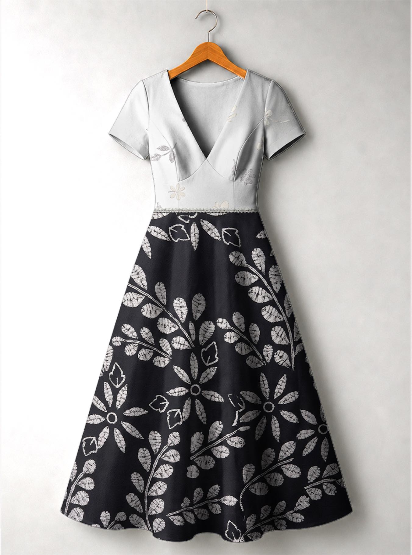 'Kivuli' Short Sleeve Maxi Dress