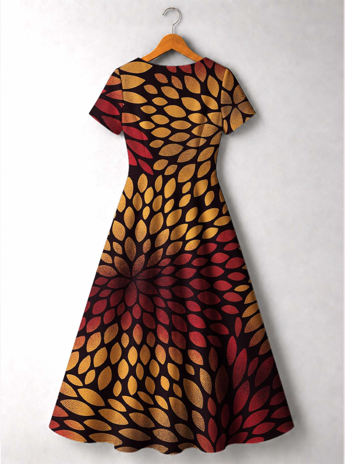 'Mavuno' Short Sleeve Maxi Dress