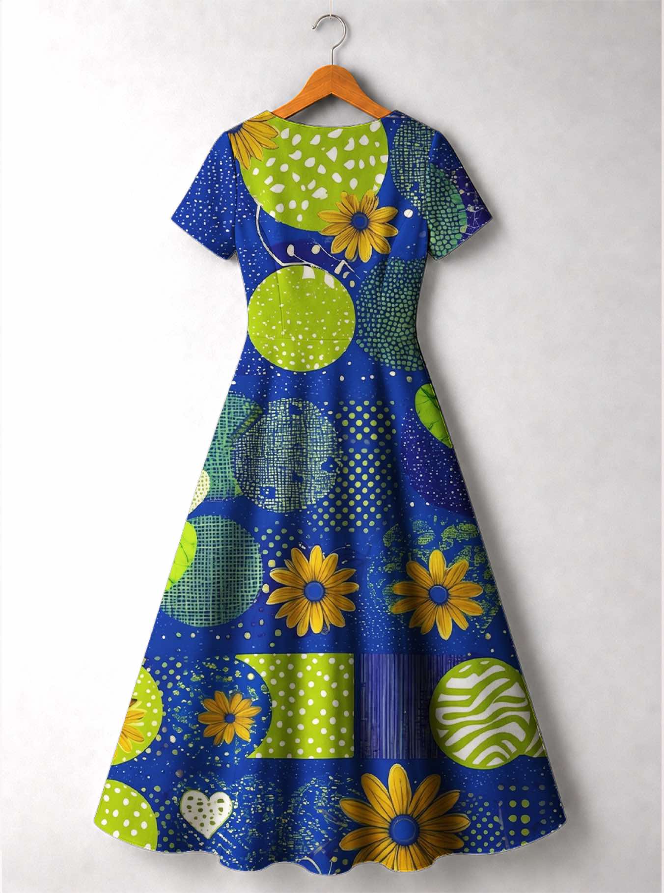 'Mchezo' Short Sleeve Maxi Dress