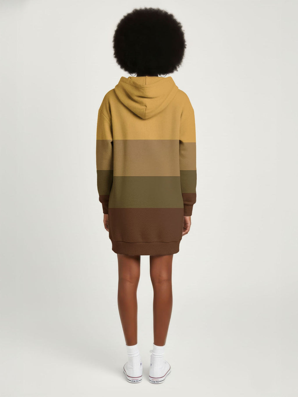 Black Excellence Hoodie Dress