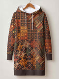 'Mkeka' Hoodie Dress