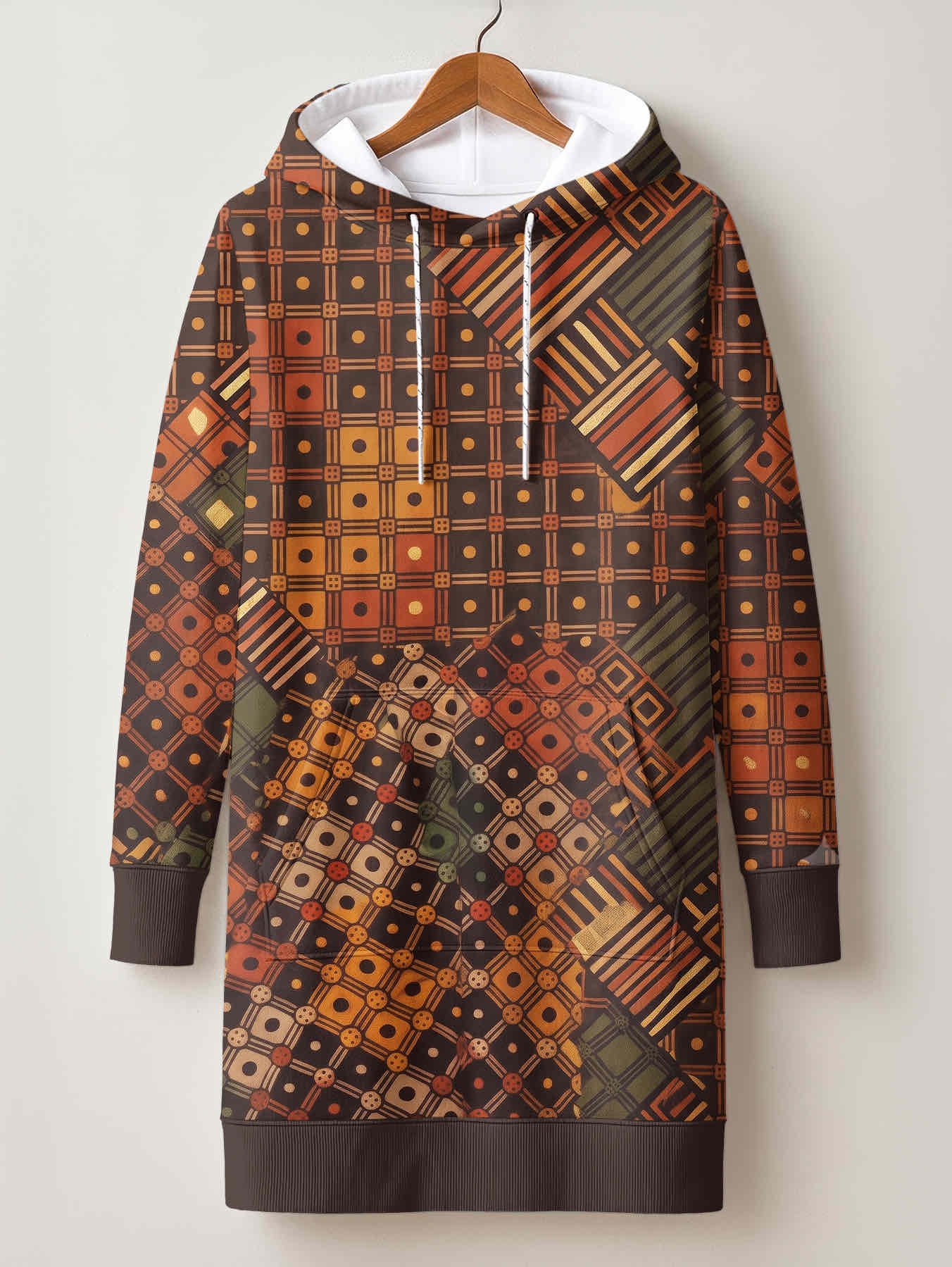 'Mkeka' Hoodie Dress