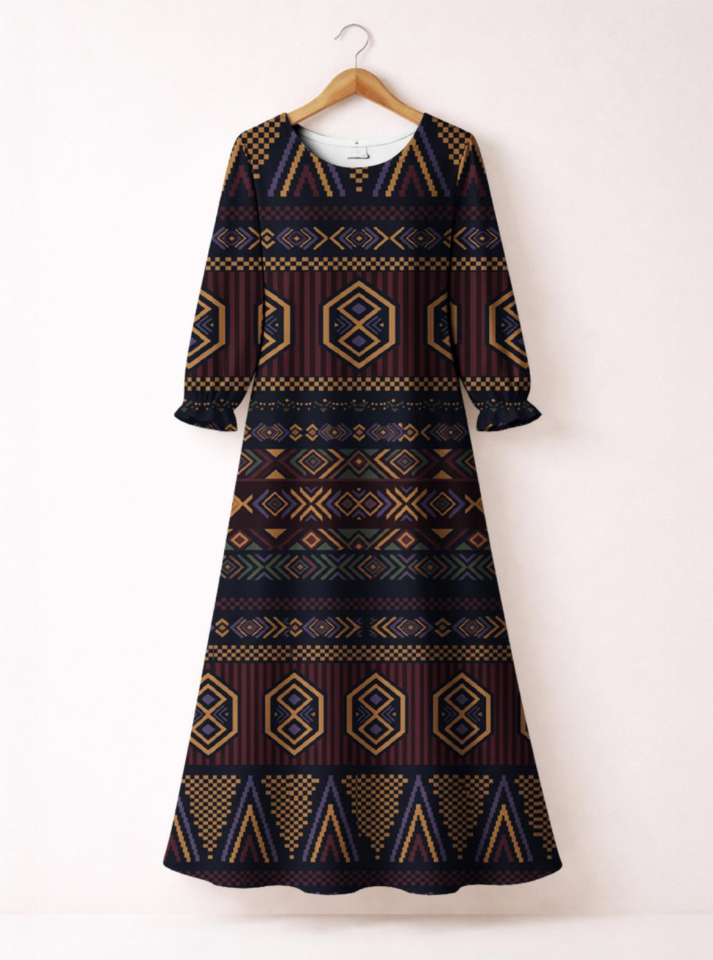 'Msuko' Long Sleeve Maxi Dress