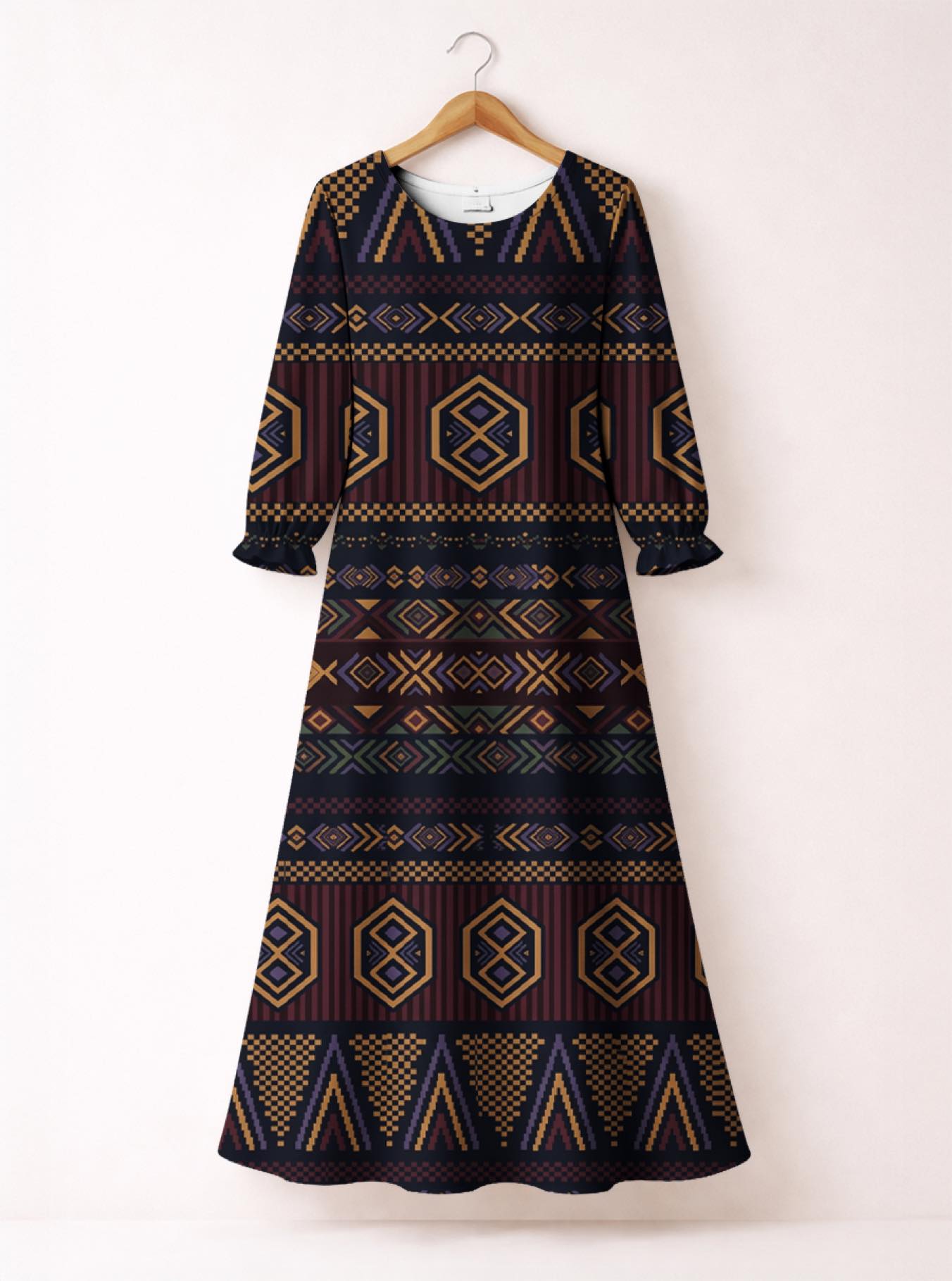 'Msuko' Long Sleeve Maxi Dress