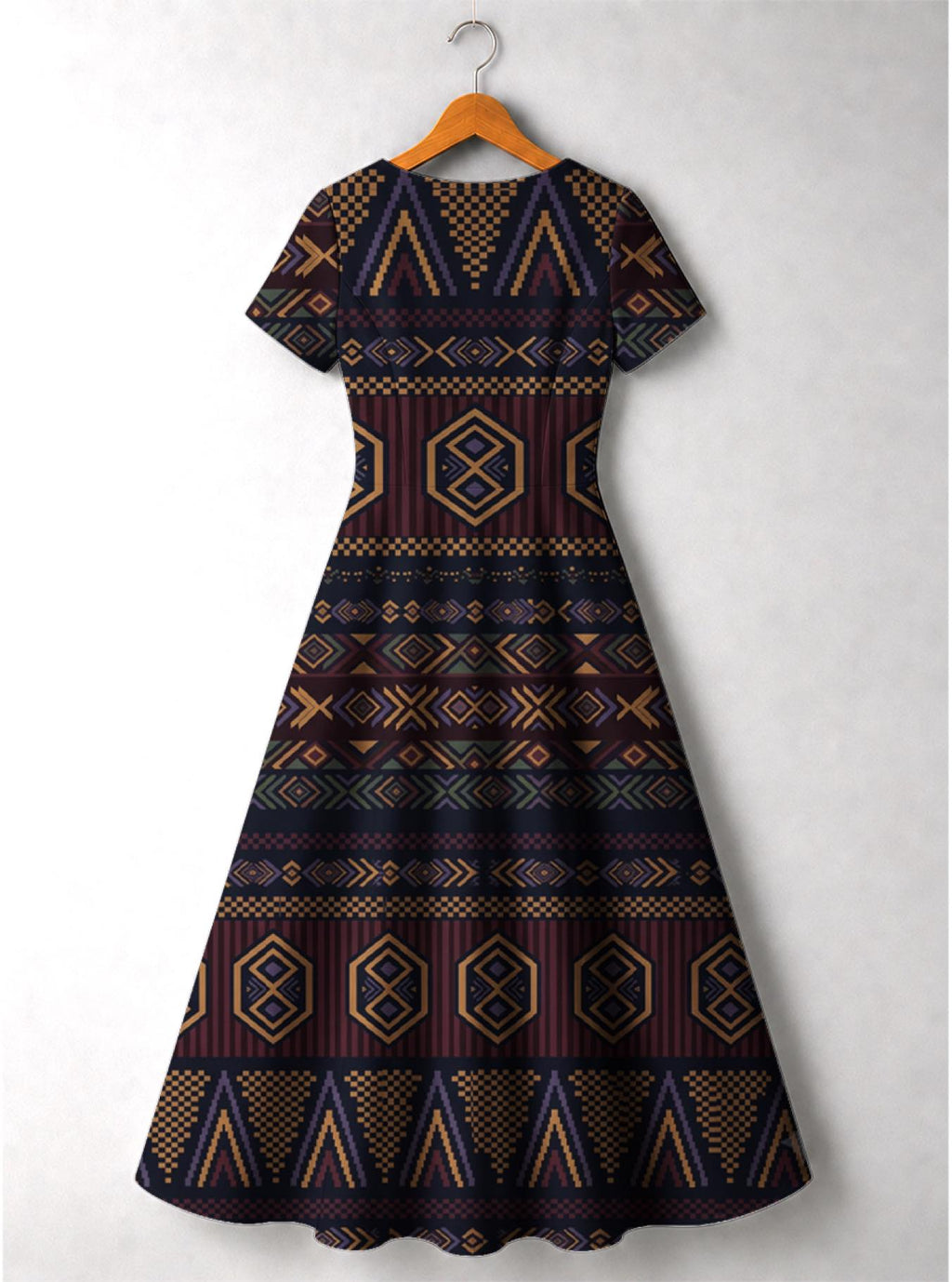 'Msuko' Short Sleeve Maxi Dress