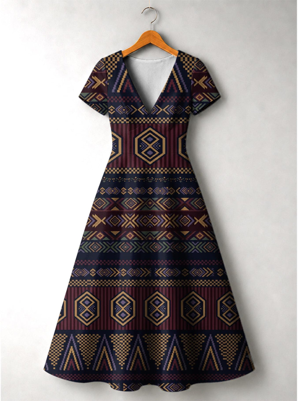 'Msuko' Short Sleeve Maxi Dress