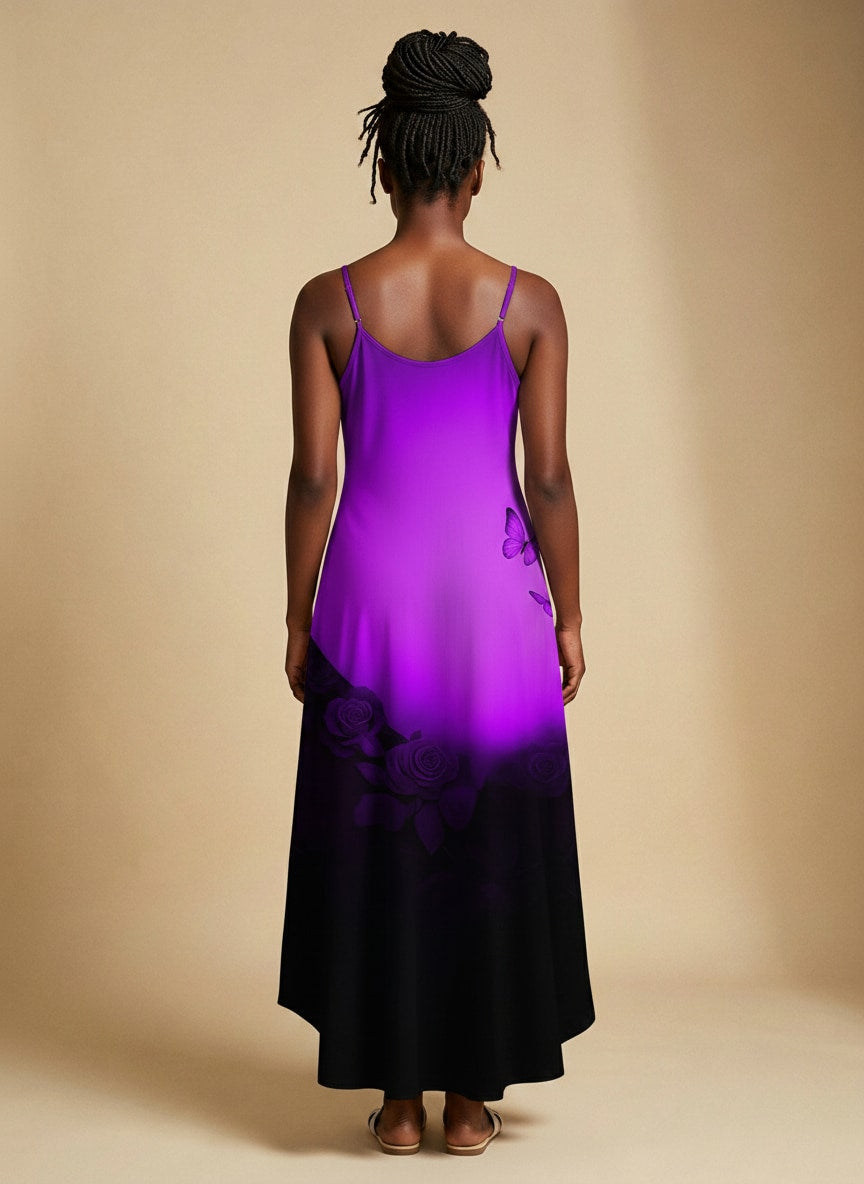 'Selah' Purple Maxi Dress