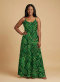 'Asili' Emerald Maxi Dress