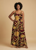 Burgundy Sheba Maxi Dress