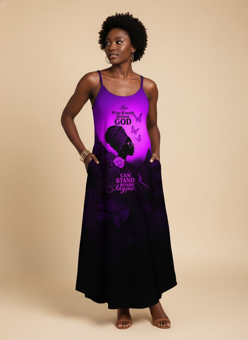 'Selah' Purple Maxi Dress