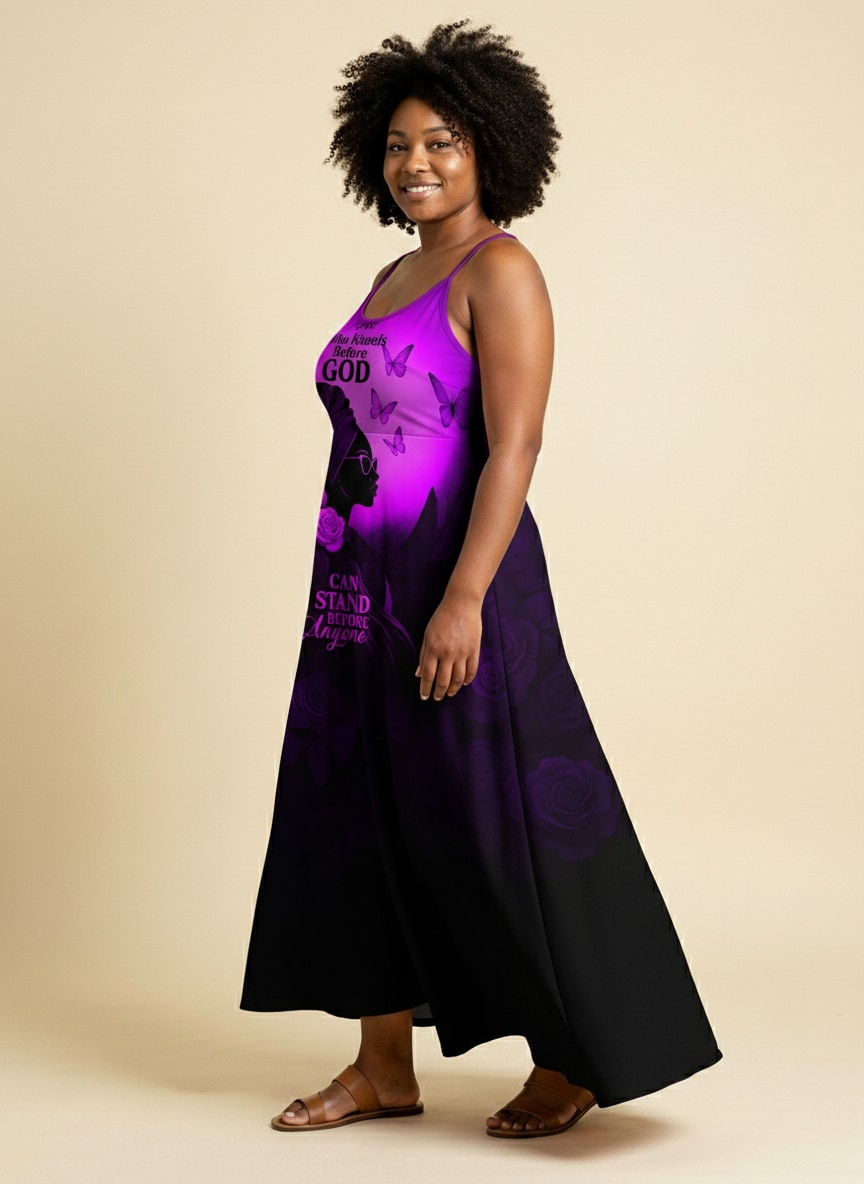 'Selah' Purple Maxi Dress
